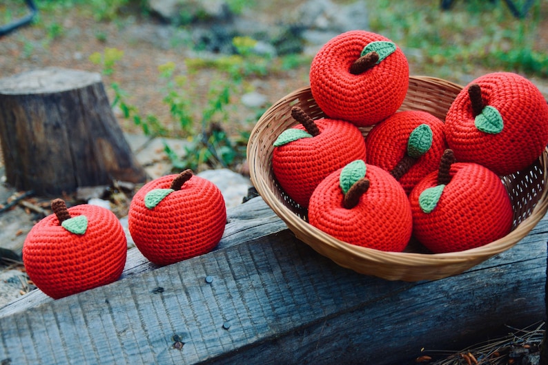 Crochet toys for Kids , Stuffed toys toddler , Crochet play food set, Vegetable set, Fruit set, Fruit toys, Vegetable toys Baby, Baby gift