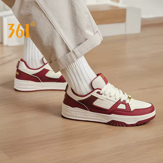 361 Degrees Men's Board Shoes Spring New Durable Stable Versatile Breathable Lightweight Wear-resistant Male Sneakers 672516632
