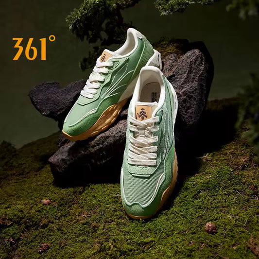 361 Degrees Men Board Shoe New Leisure Versatile Thick Soled Anti-slip Breathable Wear-resistant Stable Male Sneaker 672526760F